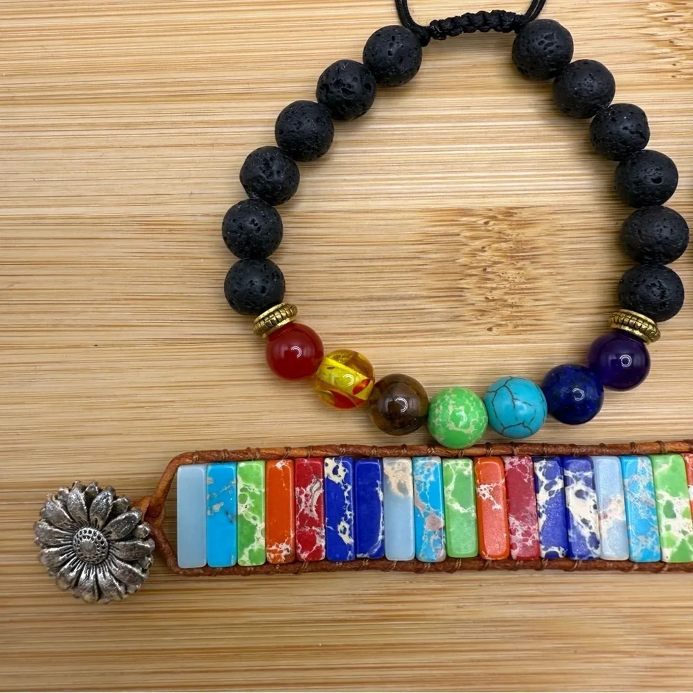 Colorful Boho Beaded Bracelets Set